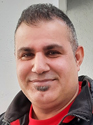 Mazin Aal Omar ist Hausmeister der alpha-Service Dienstleistungsgruppe München